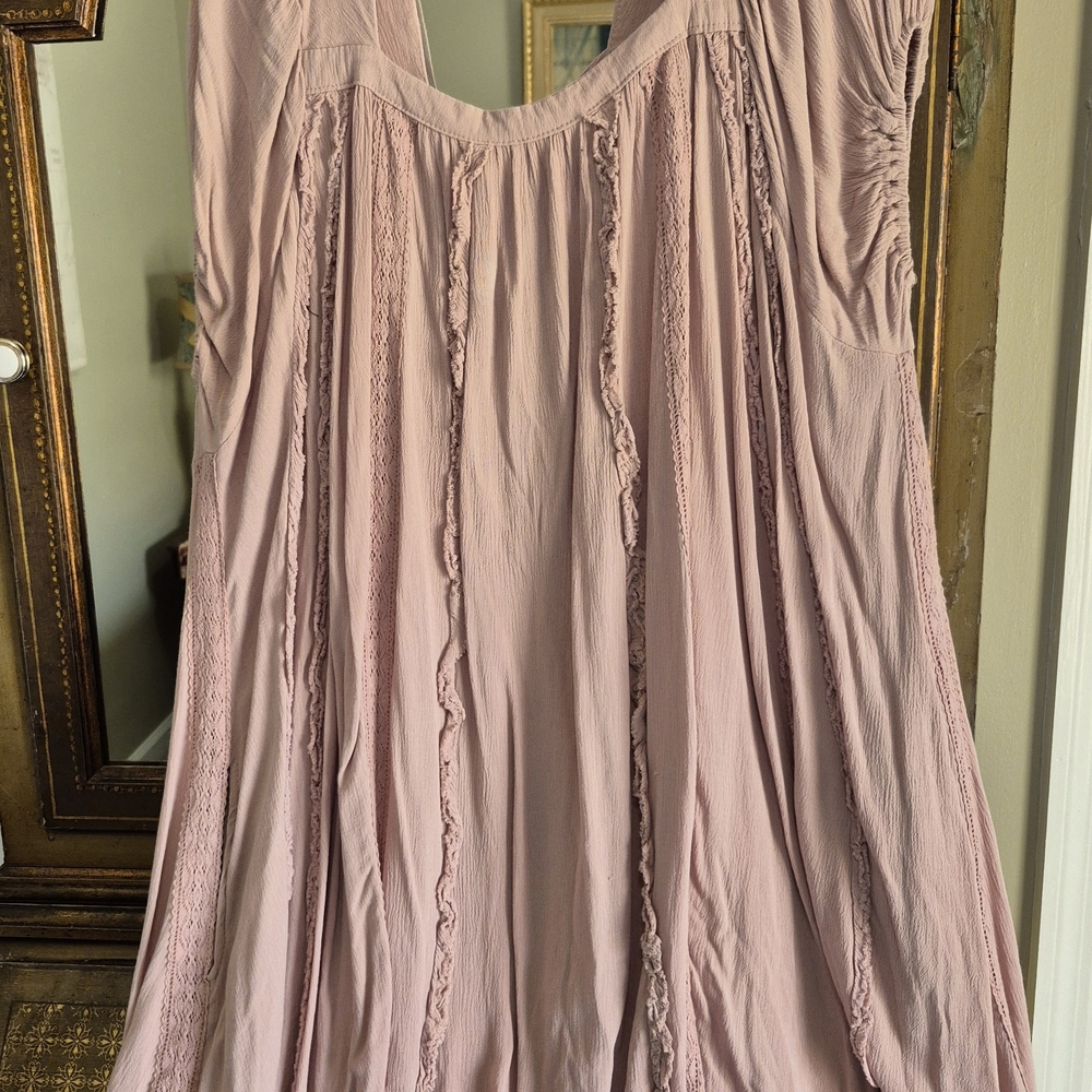 Pink Bohemian Style Dress